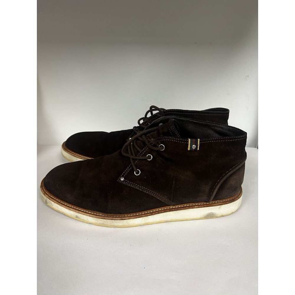 Gucci Dark Brown Suede Chukka Boots Shoes Mens Sz 11 - Picture 13 of 13
